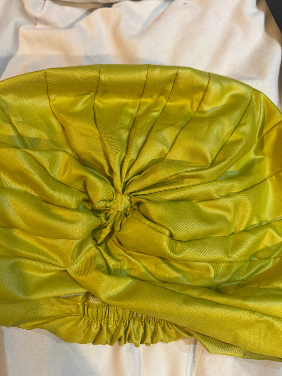 Turban uni Gackou orange