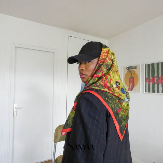 Carré  de soie PORTO